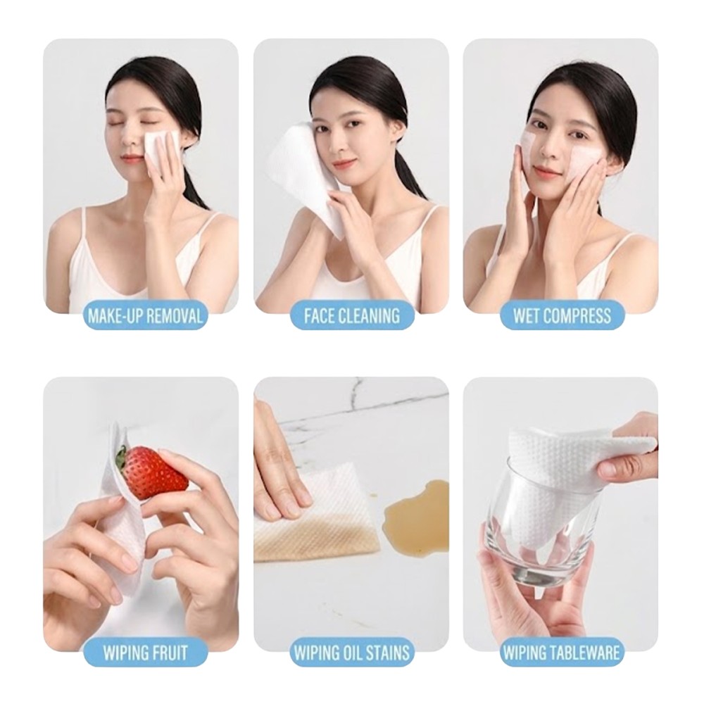 ULA Disposable Cotton Face Towel - JIJI.SG