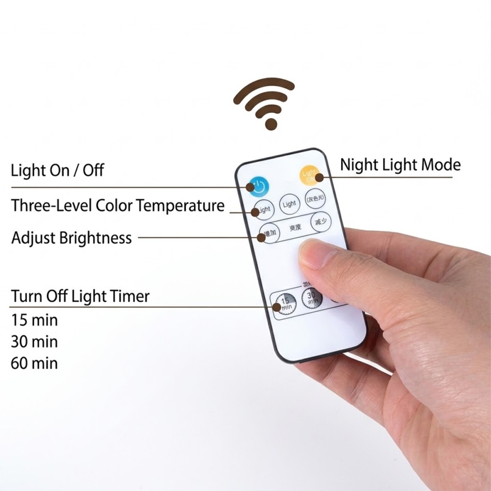 YORI Rechargeable Night Light with Remote Control - JIJI.SG