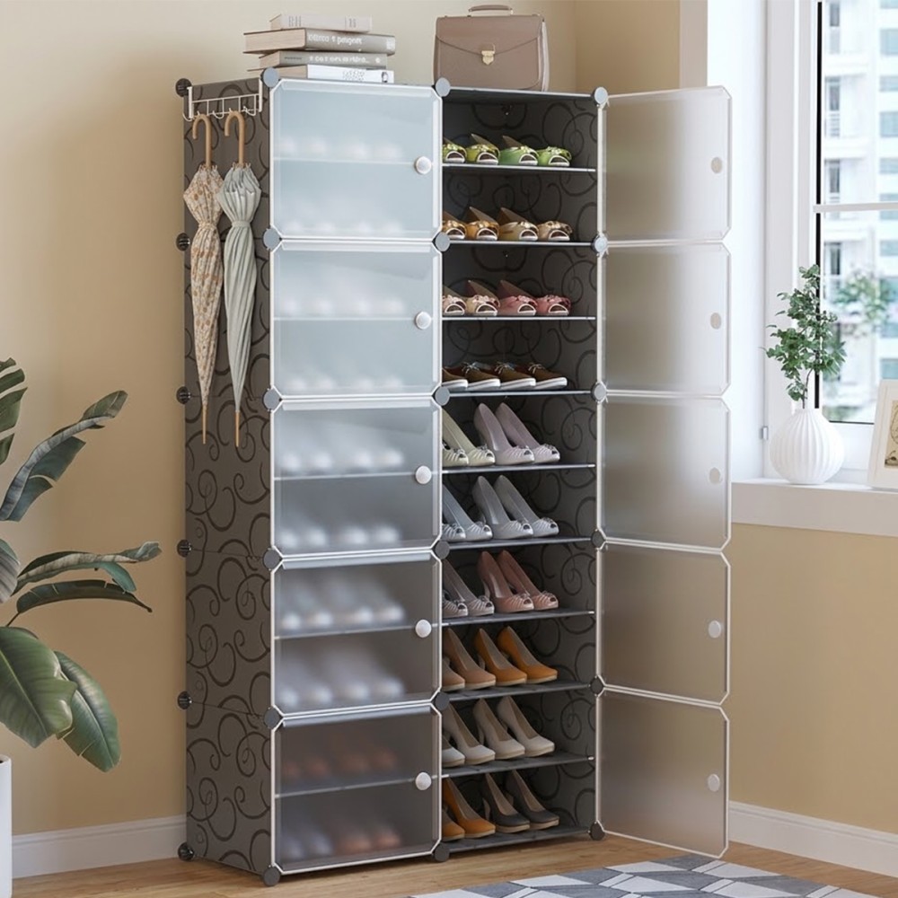 CLARIO Multifunctional Stackable Shoe Rack - JIJI.SG
