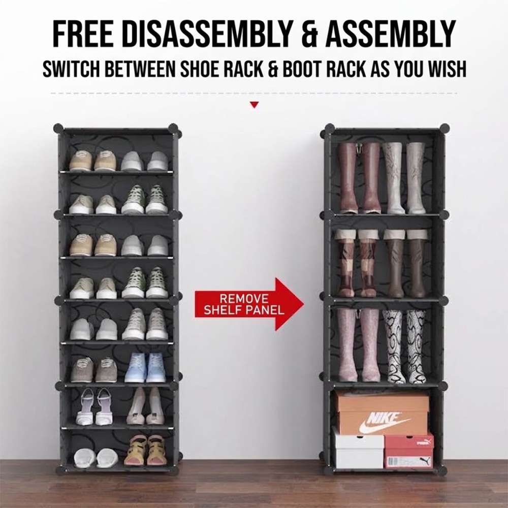 CLARIO Multifunctional Stackable Shoe Rack - JIJI.SG