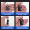 VILTO TSA 3 Digit Combination Luggage Metal Lock - JIJI.SG