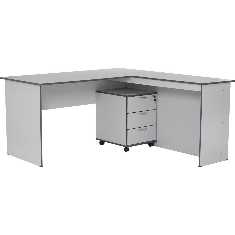 EDWARD L-Shape Corner Desk - JIJI.SG