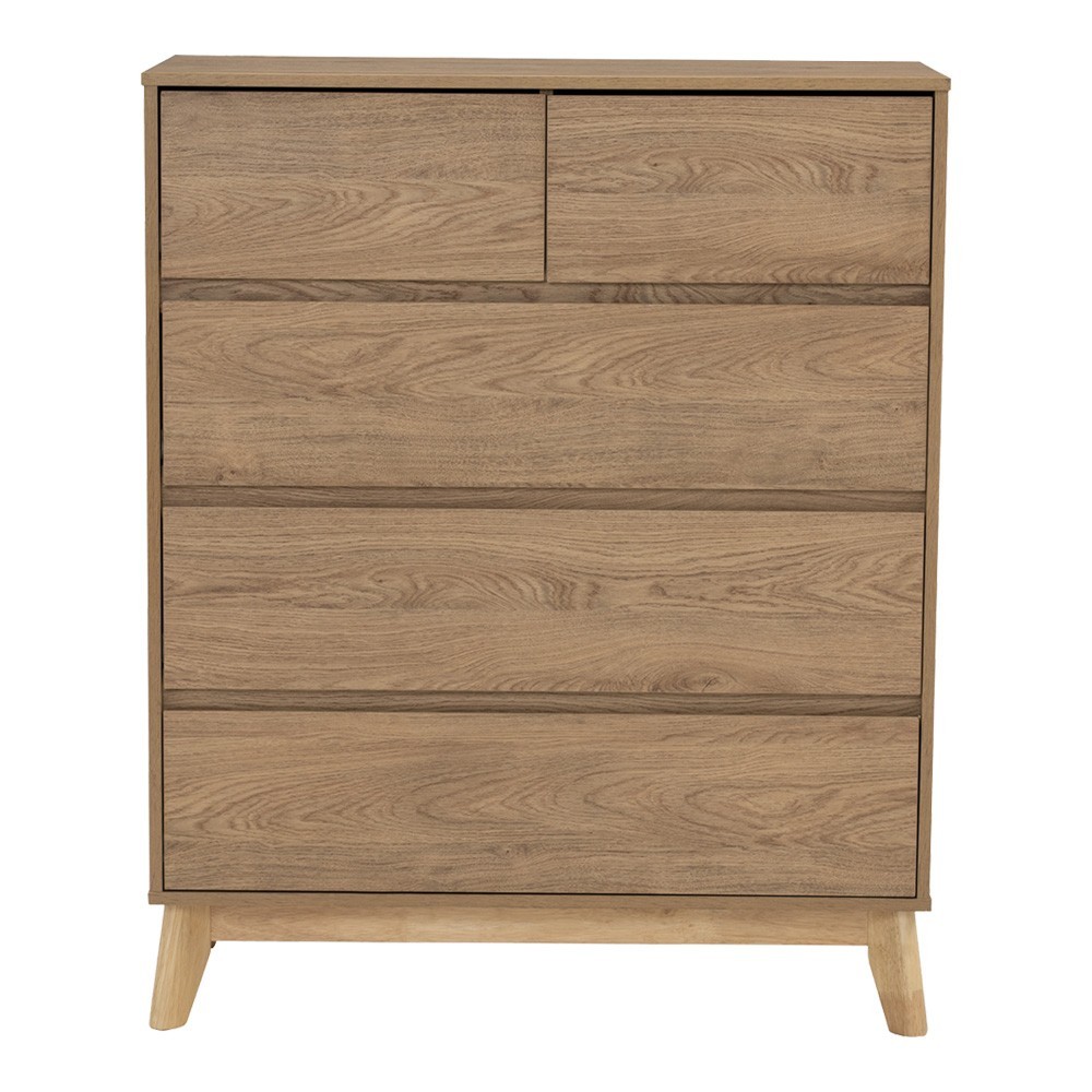 (AS-IS) DAKO Chest of 5 Drawers - JIJI.SG