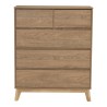 (AS-IS) DAKO Chest of 5 Drawers - JIJI.SG