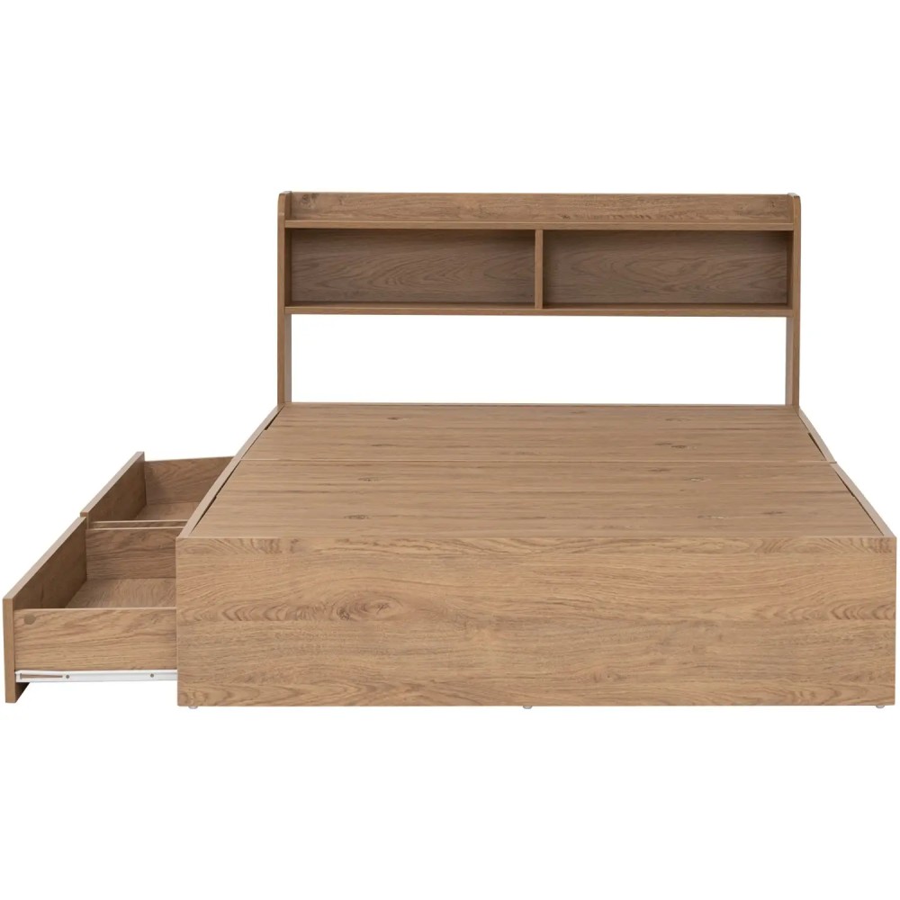 (AS-IS) DAKO Bed Frame with Storage Drawers - JIJI.SG