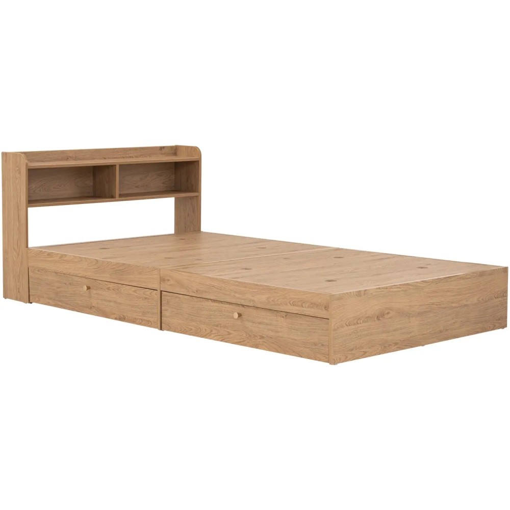 (AS-IS) DAKO Bed Frame with Storage Drawers - JIJI.SG