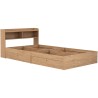 (AS-IS) DAKO Bed Frame with Storage Drawers - JIJI.SG