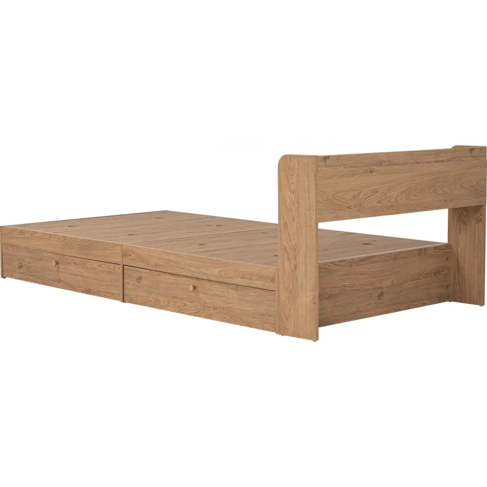 (AS-IS) DAKO Bed Frame with Storage Drawers - JIJI.SG