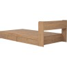 (AS-IS) DAKO Bed Frame with Storage Drawers - JIJI.SG