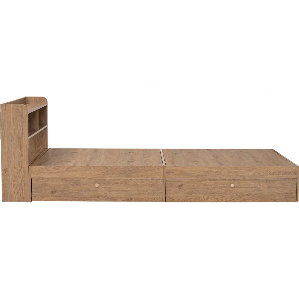 (AS-IS) DAKO Bed Frame with Storage Drawers - JIJI.SG