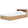 (AS-IS) DAKO Bed Frame with Storage Drawers - JIJI.SG