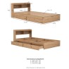 (AS-IS) DAKO Bed Frame with Storage Drawers - JIJI.SG