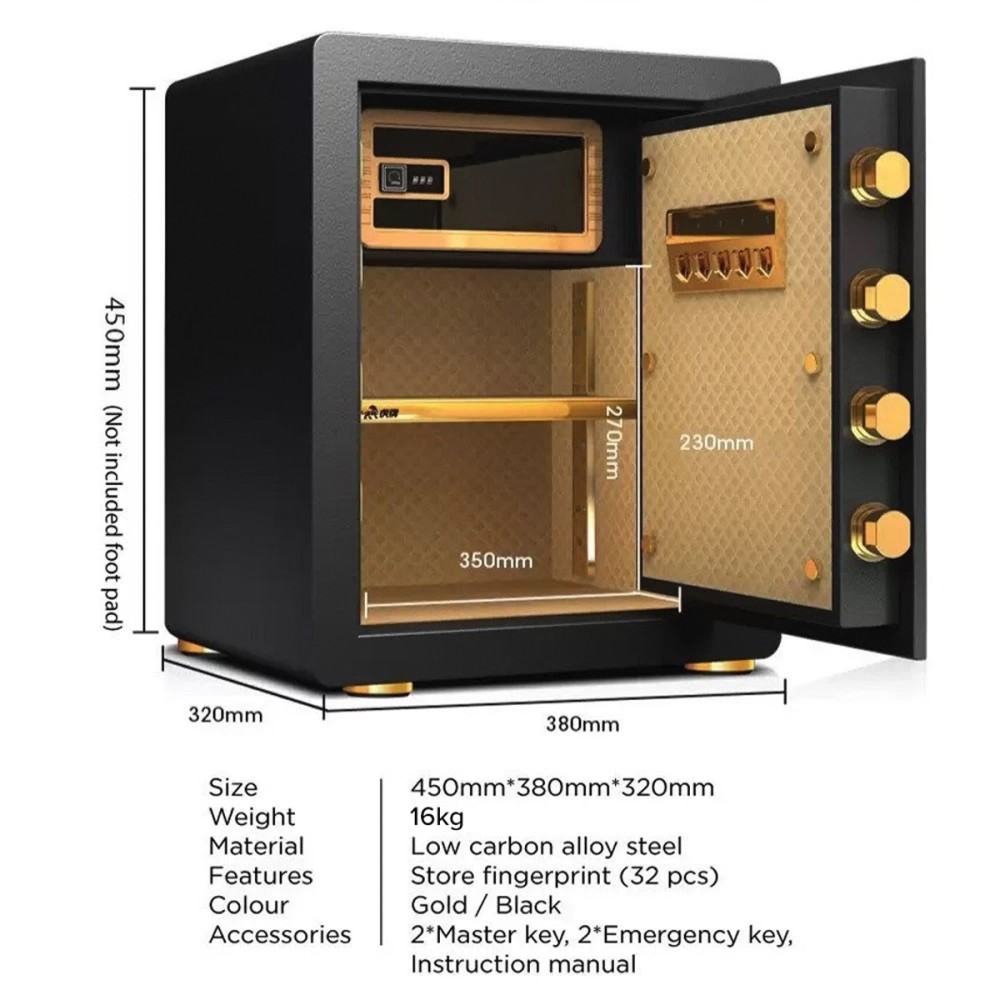 Tiger Deluxe Commercial Safe Box - JIJI.SG