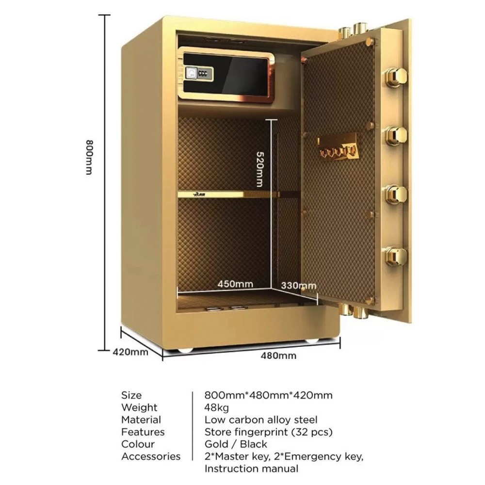 Tiger Deluxe Commercial Safe Box - JIJI.SG