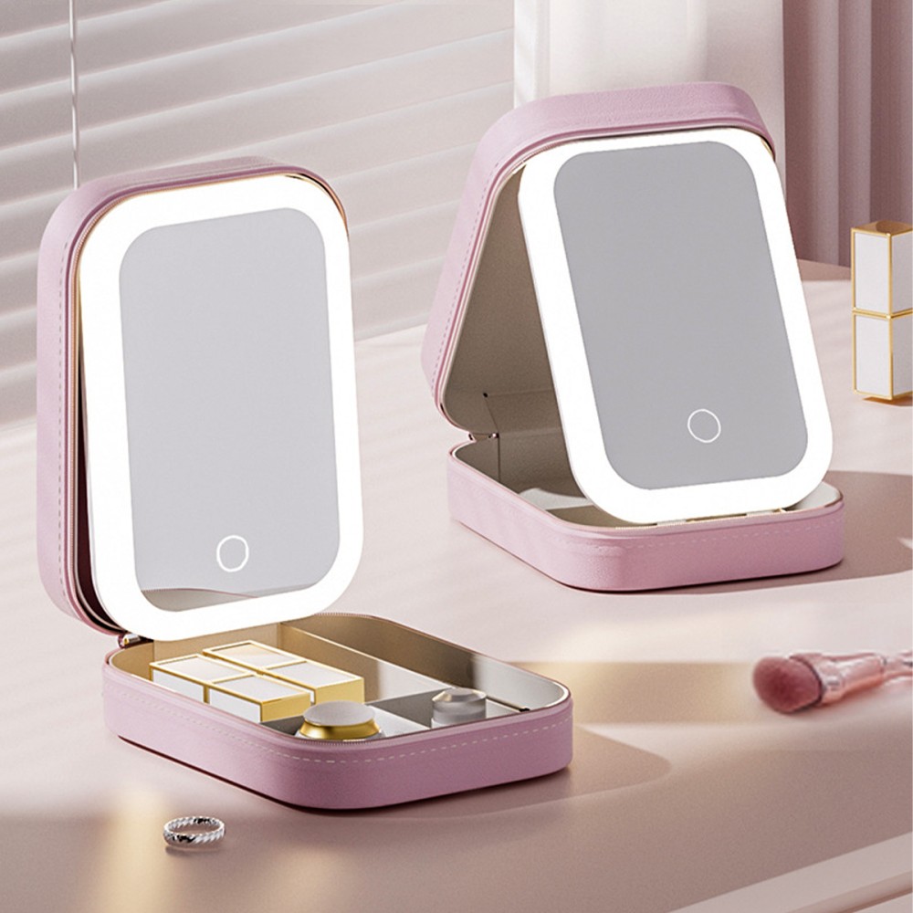 ENORA Portable LED Makeup Mirror Bag - JIJI.SG