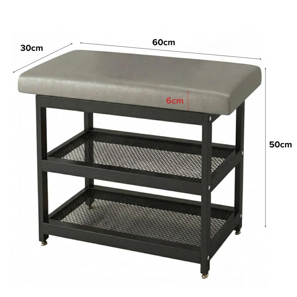 BALSER Cushion Shoe Bench Rack - JIJI.SG