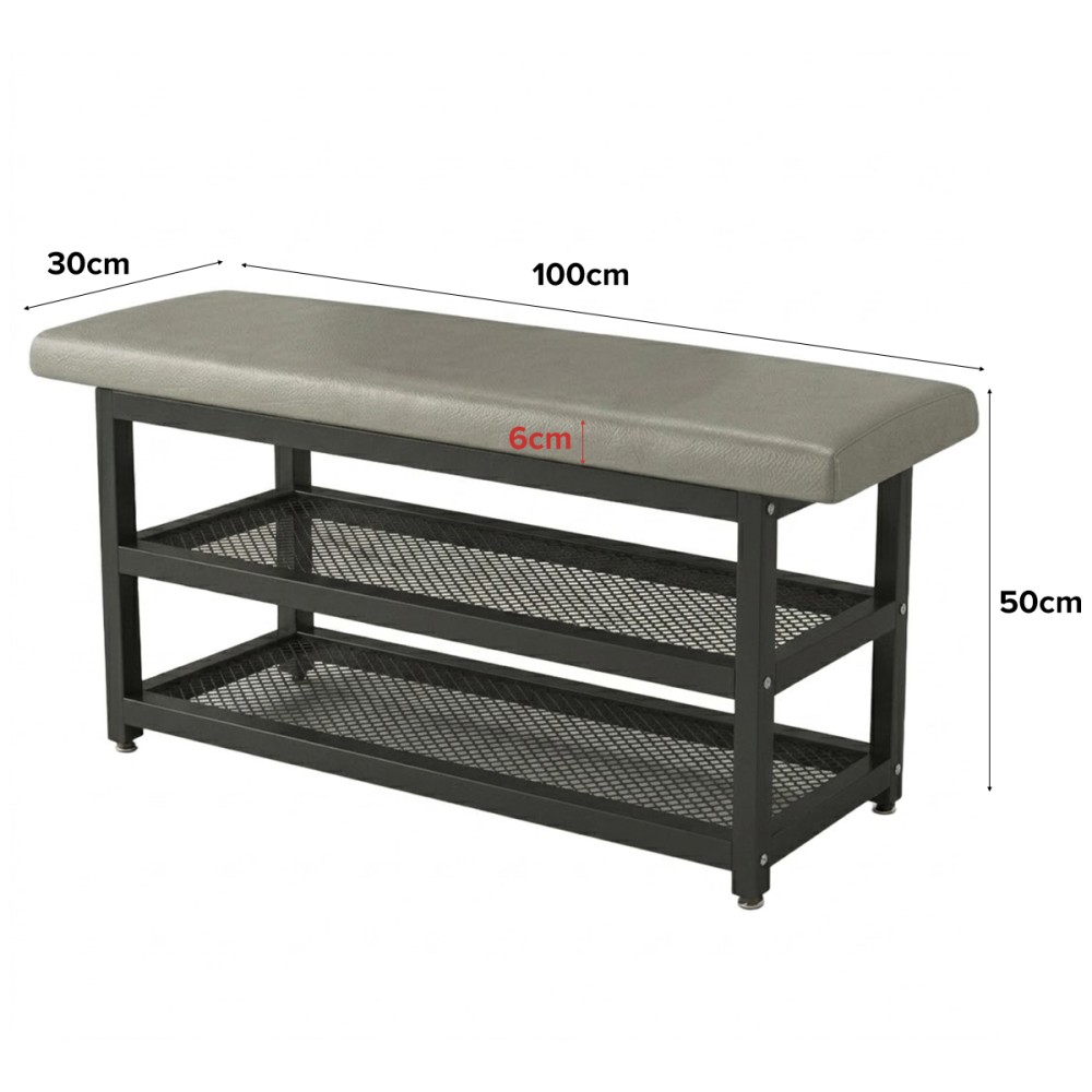 BALSER Cushion Shoe Bench Rack - JIJI.SG