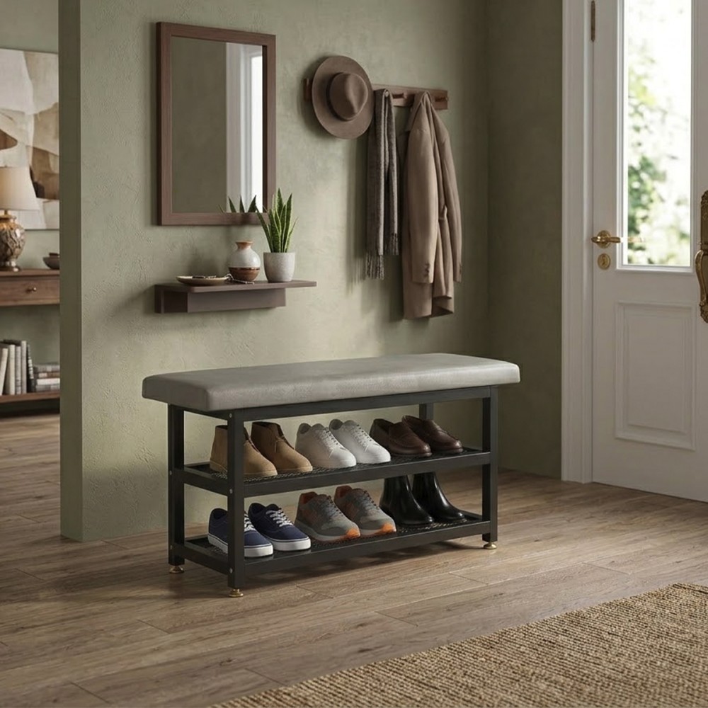 BALSER Cushion Shoe Bench Rack - JIJI.SG