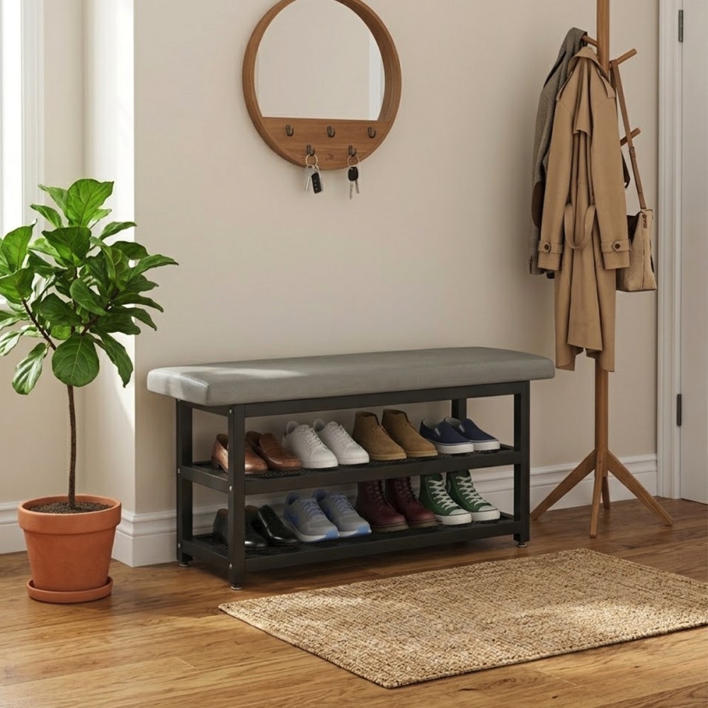 BALSER Cushion Shoe Bench Rack - JIJI.SG