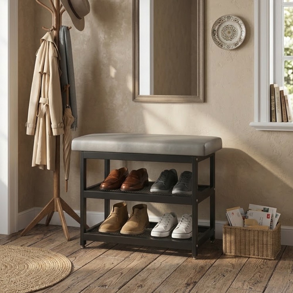 BALSER Cushion Shoe Bench Rack - JIJI.SG