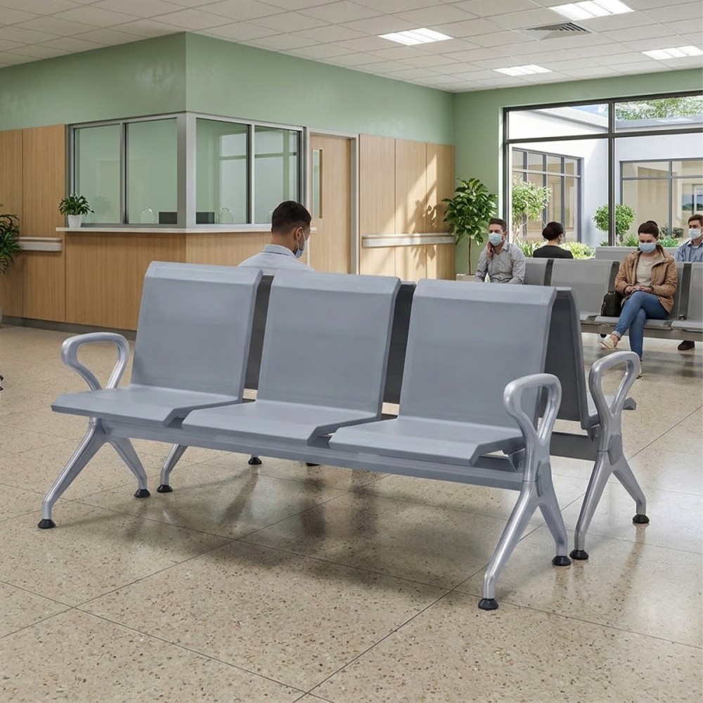 AXIS 3 Seater Link Chair - JIJI.SG