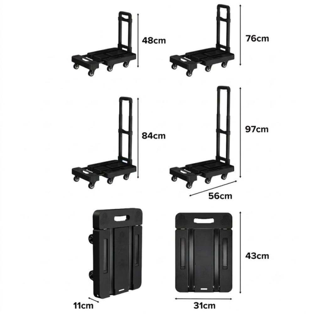 BELTRAN Extandable Foldable Flatbed Trolley - JIJI.SG