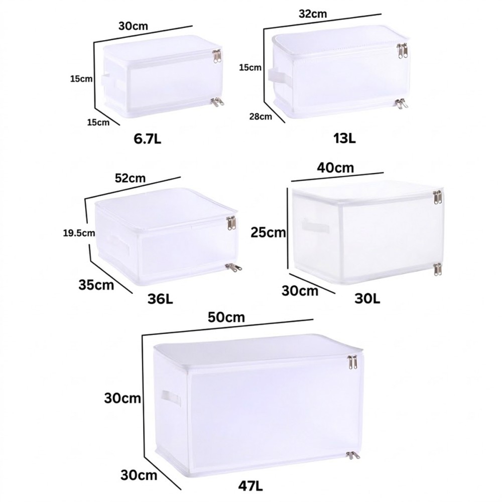 FOHRA Transparent Waterproof Storage Organizer - JIJI.SG