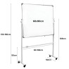 ONES Magnetic Whiteboard with Castors - JIJI.SG